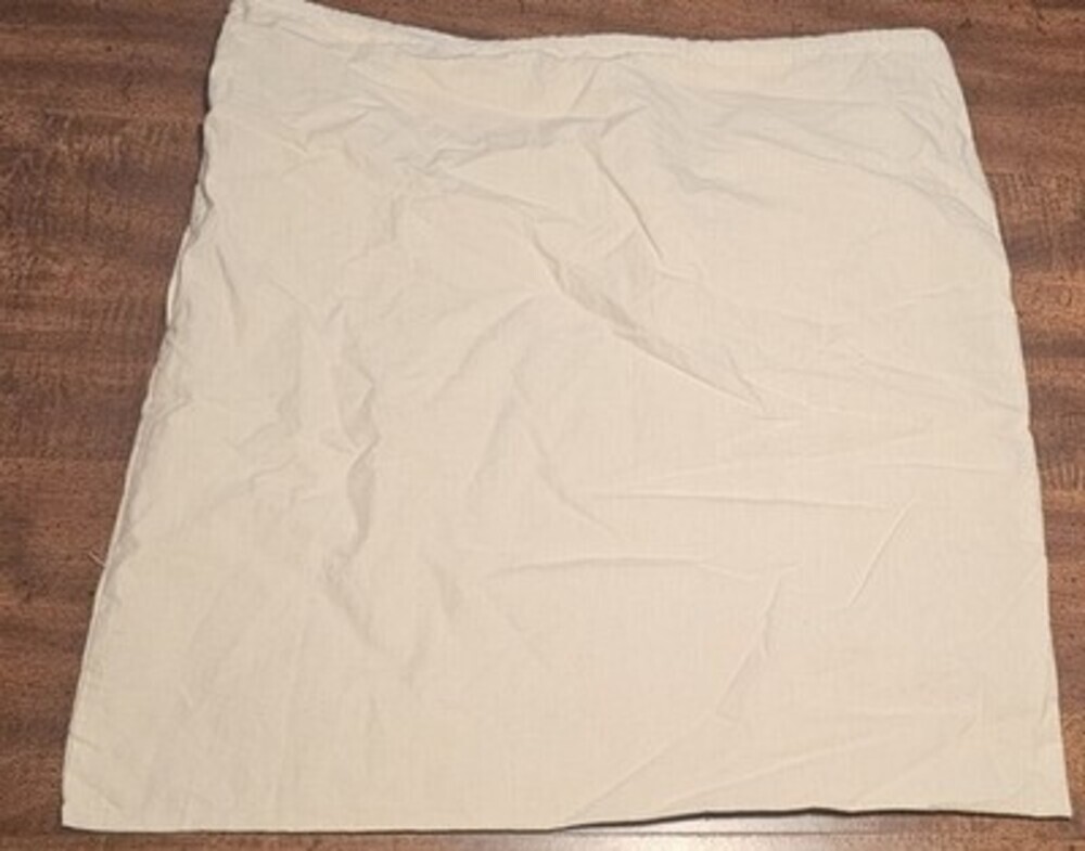 Michael Kors Dust Bag Cover 21x21 Ivory MK Brown Logo XL Excellent Condition - Picture 2 of 6